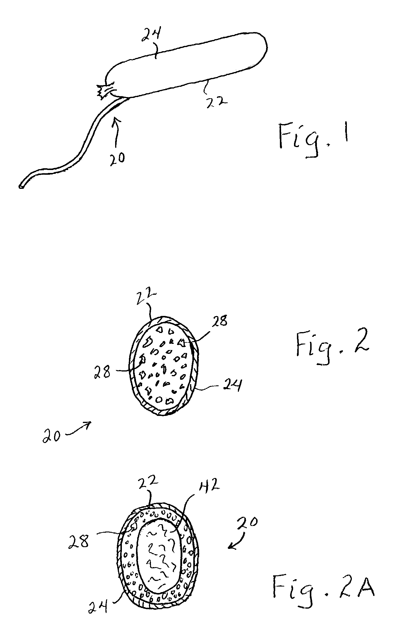 Enhanced body conformance with the use of free flowing particles