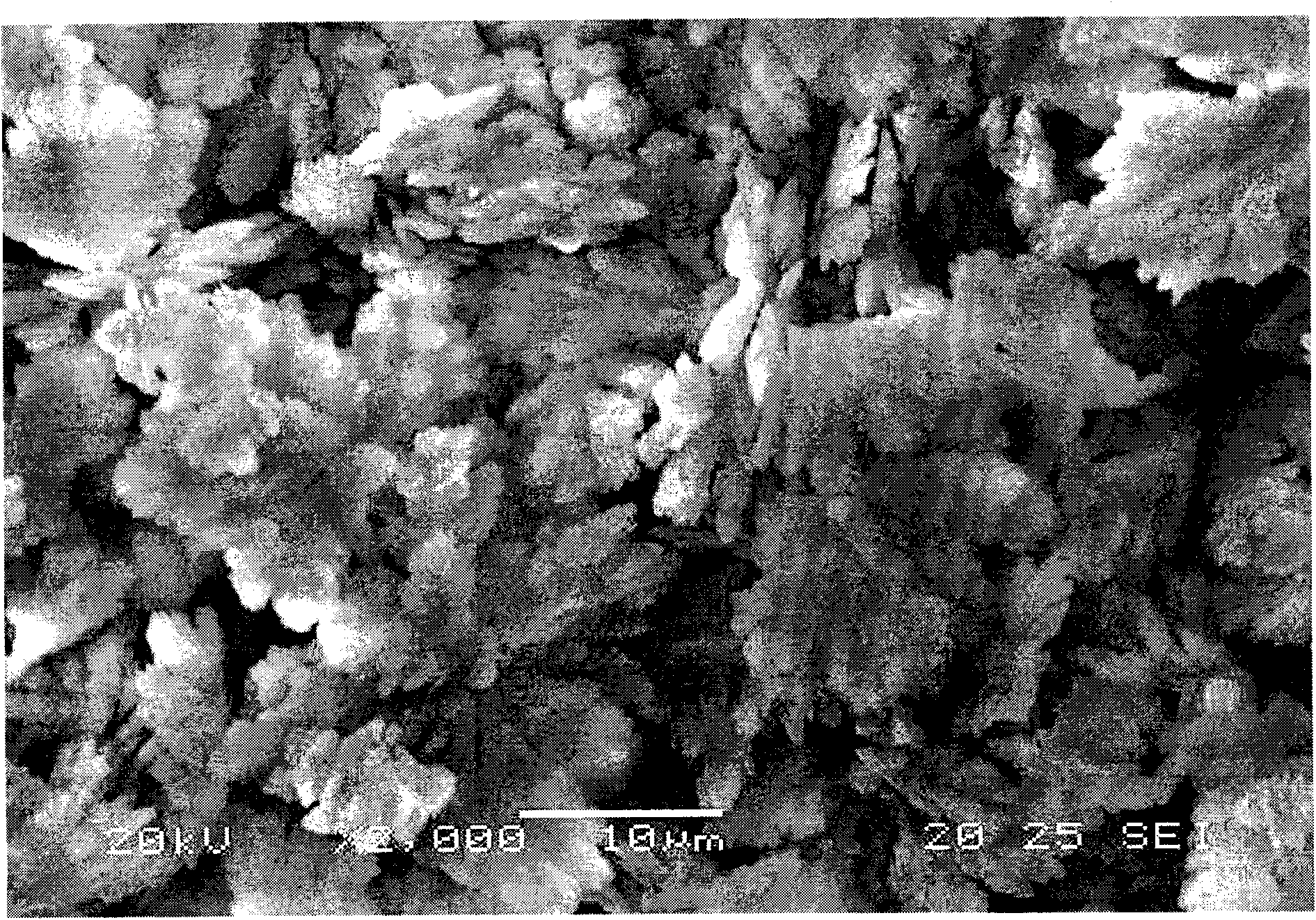 Preparation method of platy strontium carbonate particles