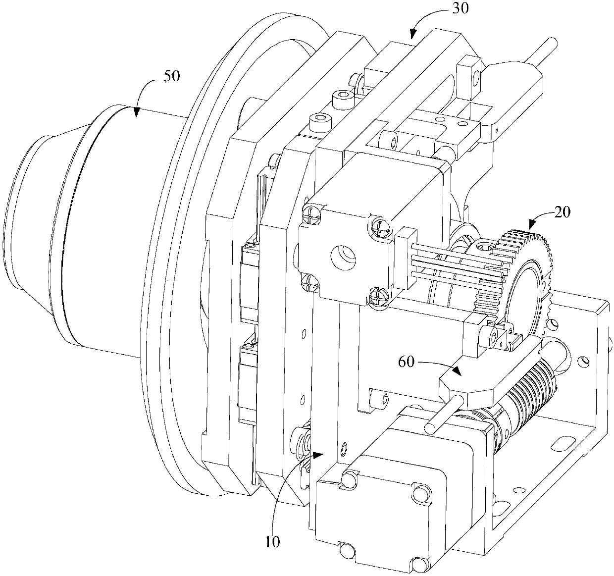 Confocal microscope for large-field tomography