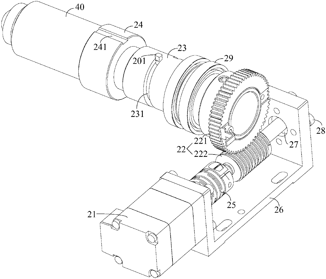 Confocal microscope for large-field tomography