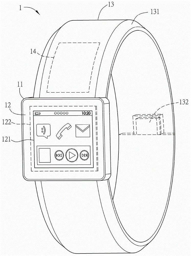 Slip band type intelligent apparatus