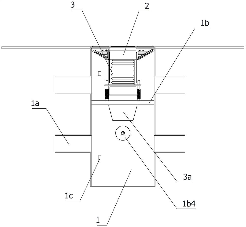 Municipal road drainage structure