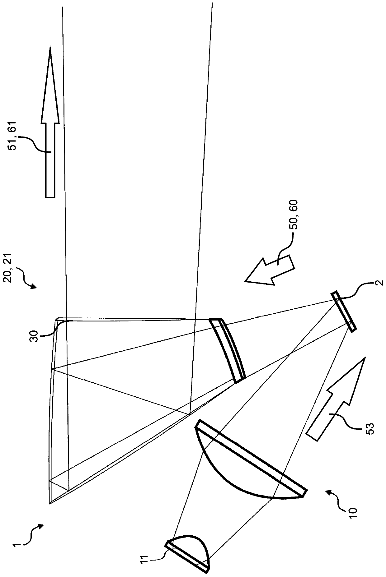 A projection unit and a headlamp