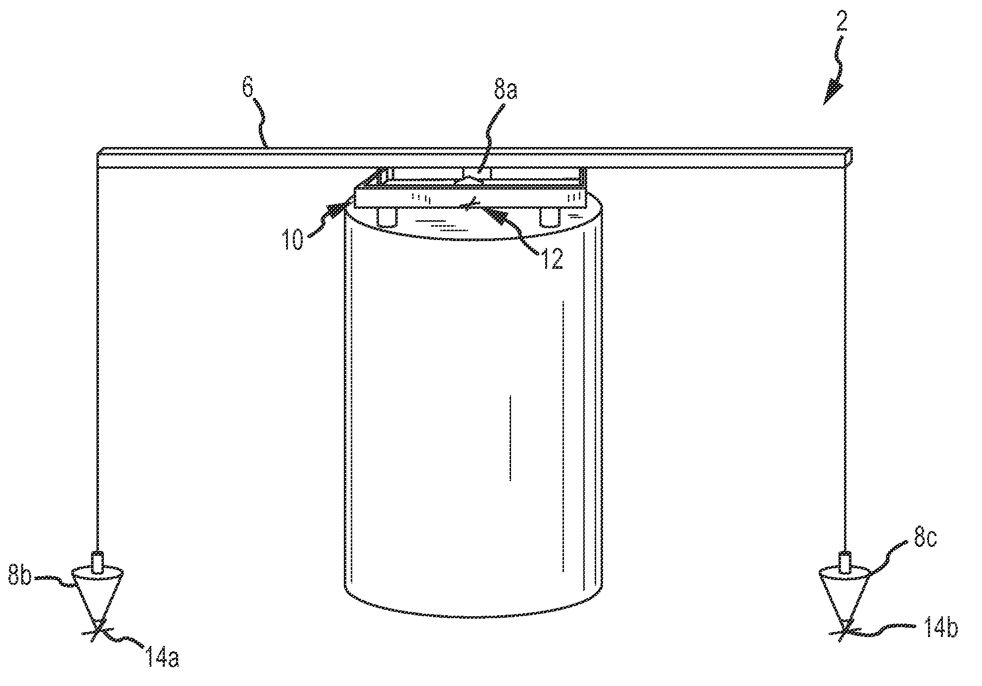 Surveying and leveling device