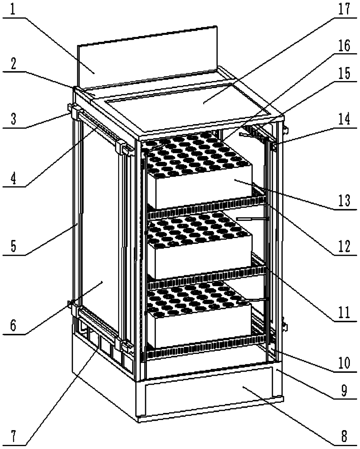 A kind of natural light utilization type plant cultivation box