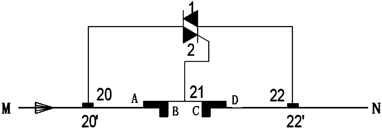 Thyristor-assisted arc-extinguishing hybrid on-load tap-changer