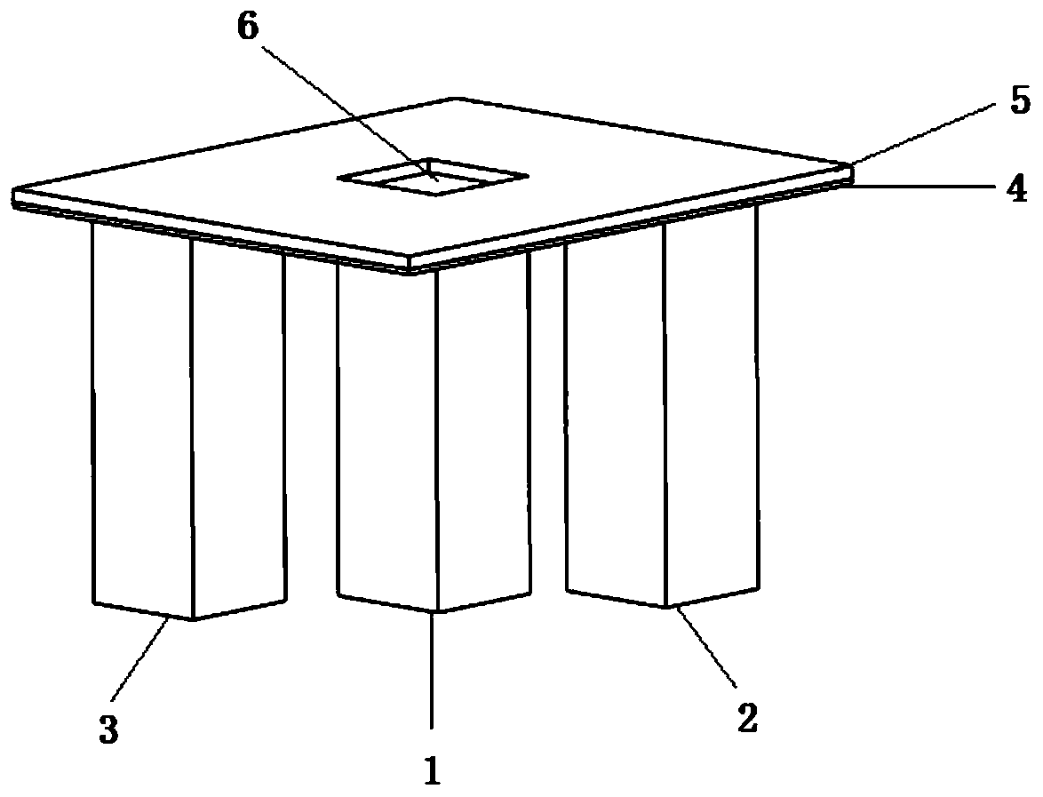 Test method for specimens suitable for measuring film material constants by ultrasonic resonance spectroscopy