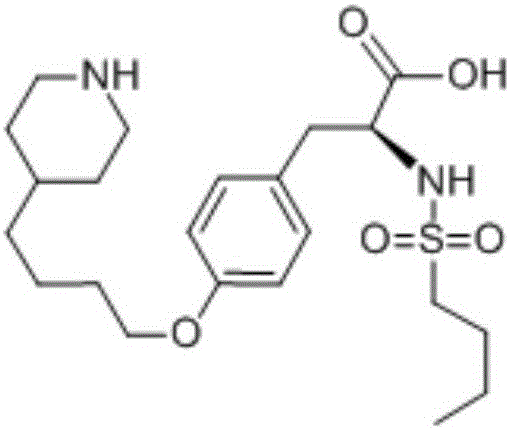 Method for separating and detecting cardio-cerebrovascular drug S-configuration tirofiban