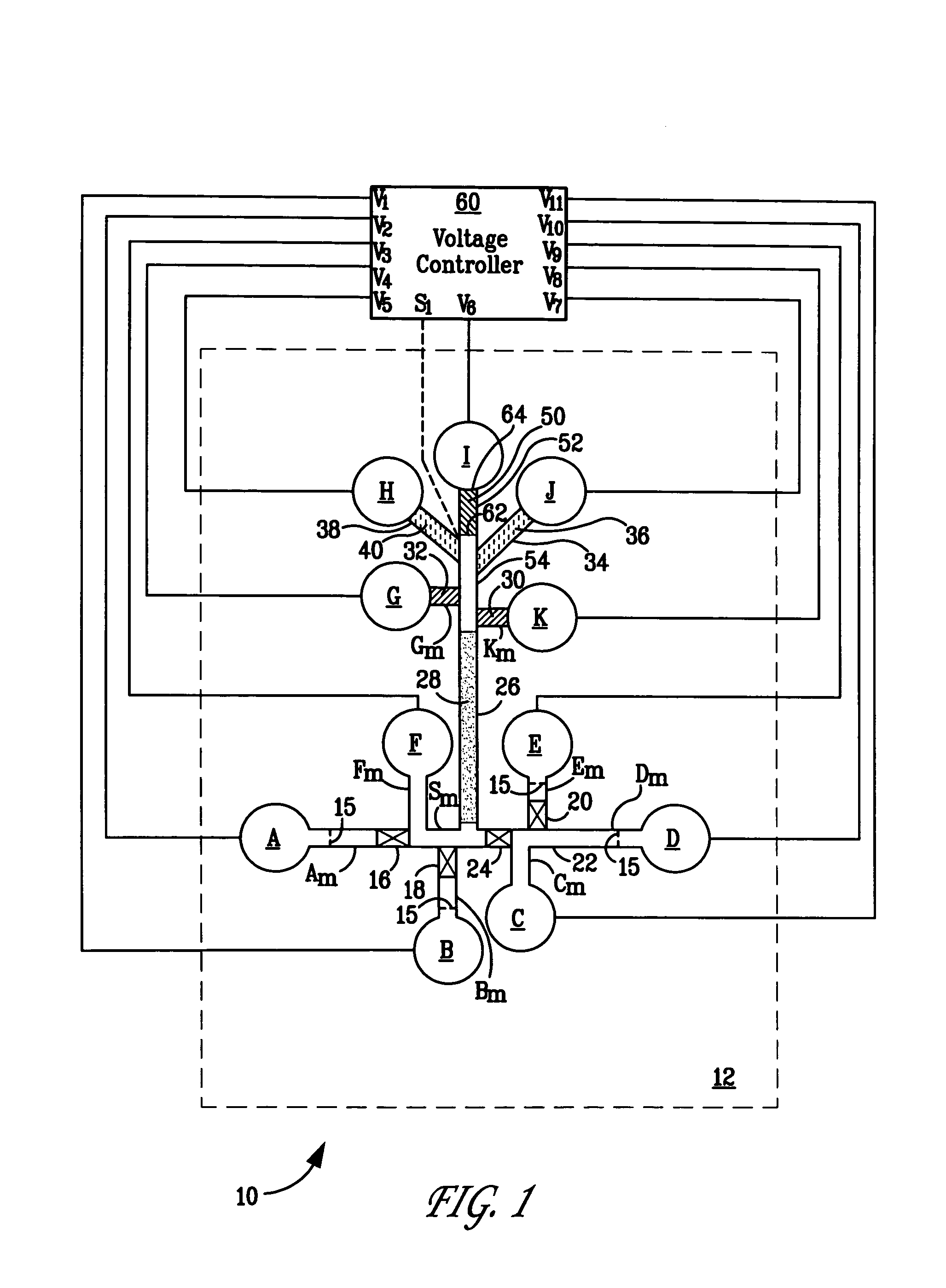 Polymeric salt bridges for conducting electric current in microfluidic devices