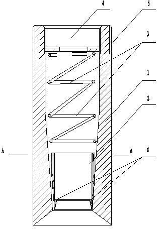 Catcher used in well logging process