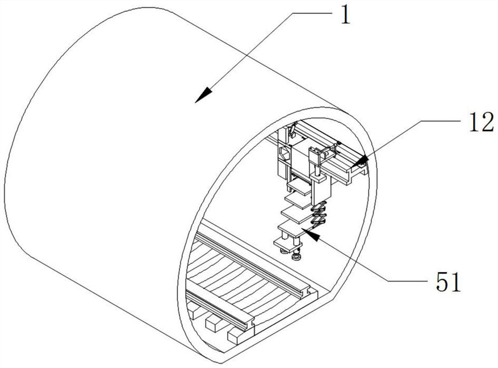 Rail transit tunnel manual maintenance robot