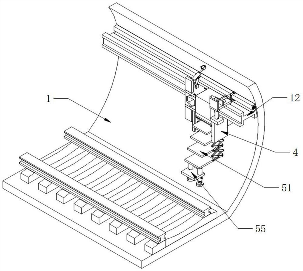 Rail transit tunnel manual maintenance robot