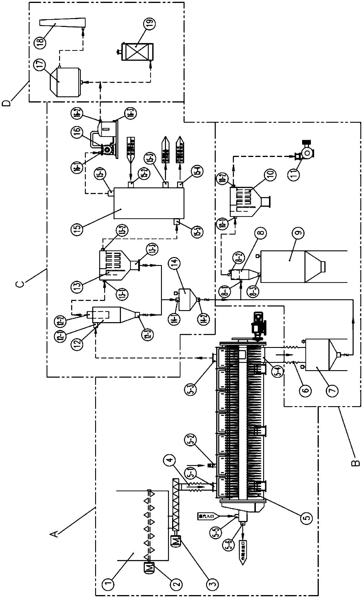 Low-vacuum sludge drying system