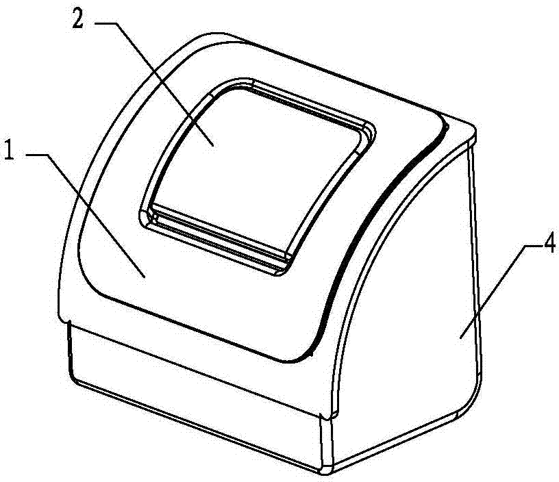 A hidden fixing device for a suitcase