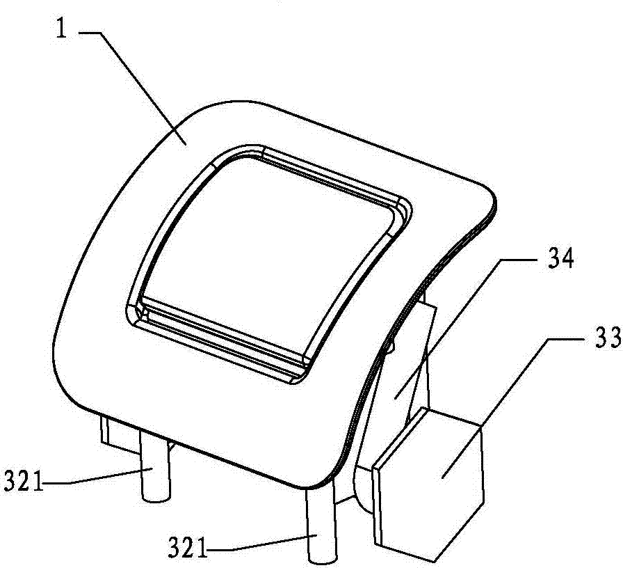 A hidden fixing device for a suitcase