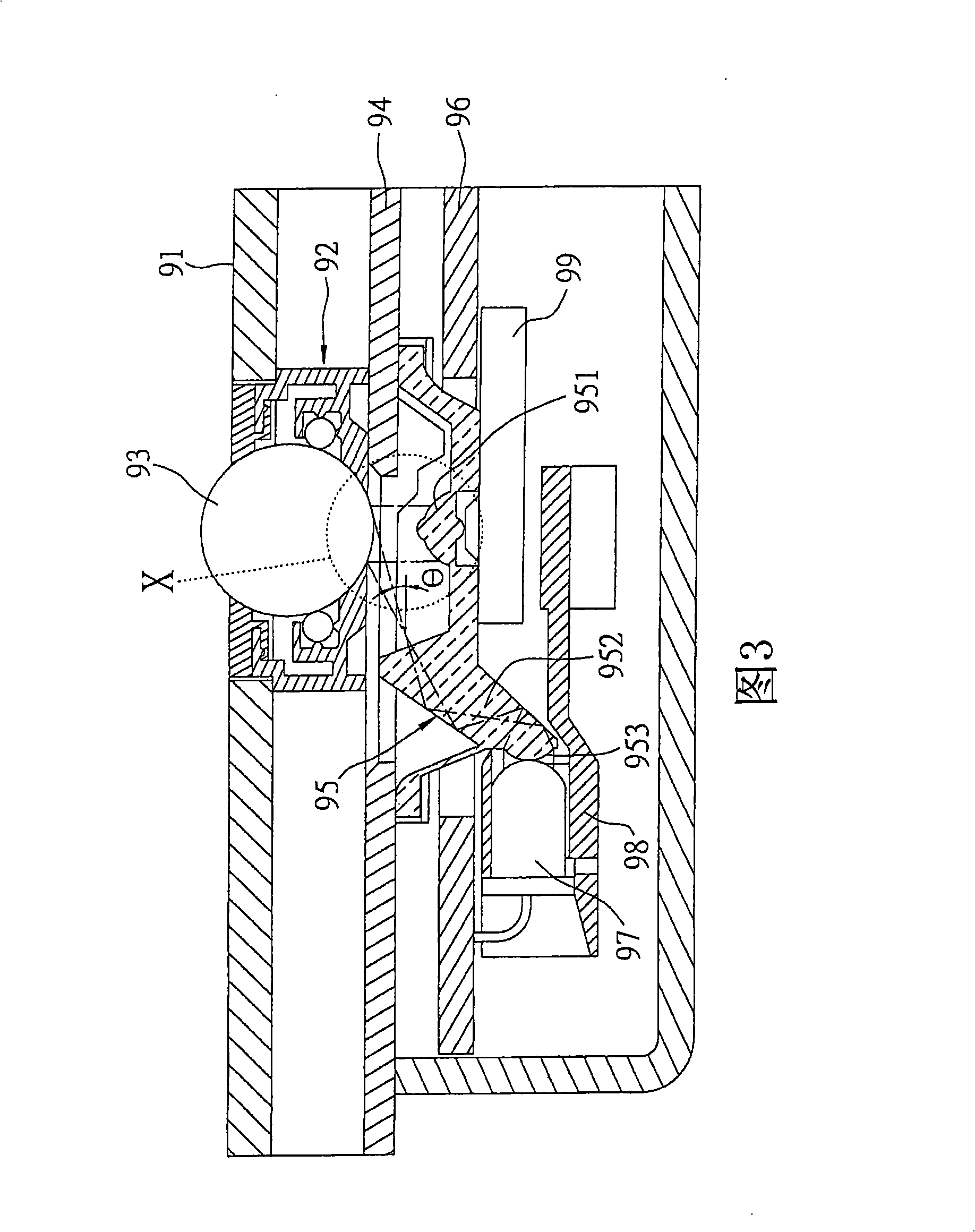 Optical multipurpose image detecting structure