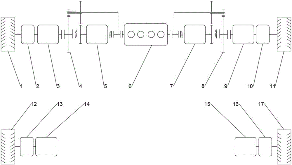 Four-wheel-independently-controllable distributed drive hybrid power electric car power system