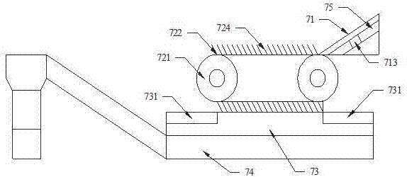 Chip removal device for carving machine