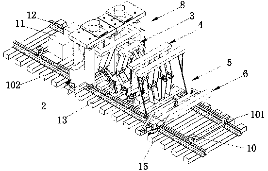 Mechanization sleeper replacement device