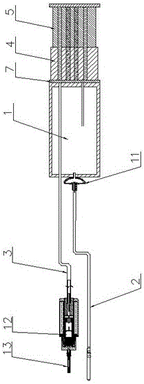 Liquid filling and jetting device for defense bar