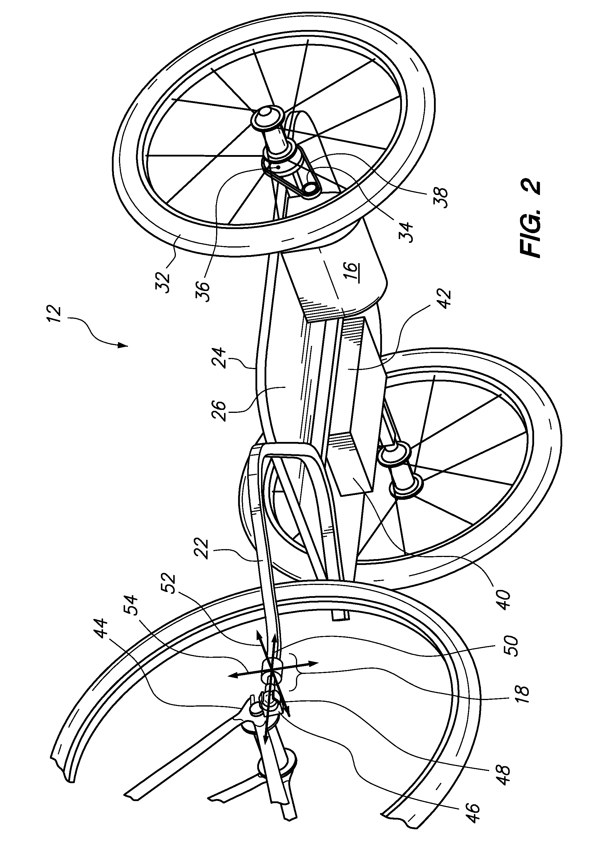 Motor powered bicycle trailer with integral hitch force metering