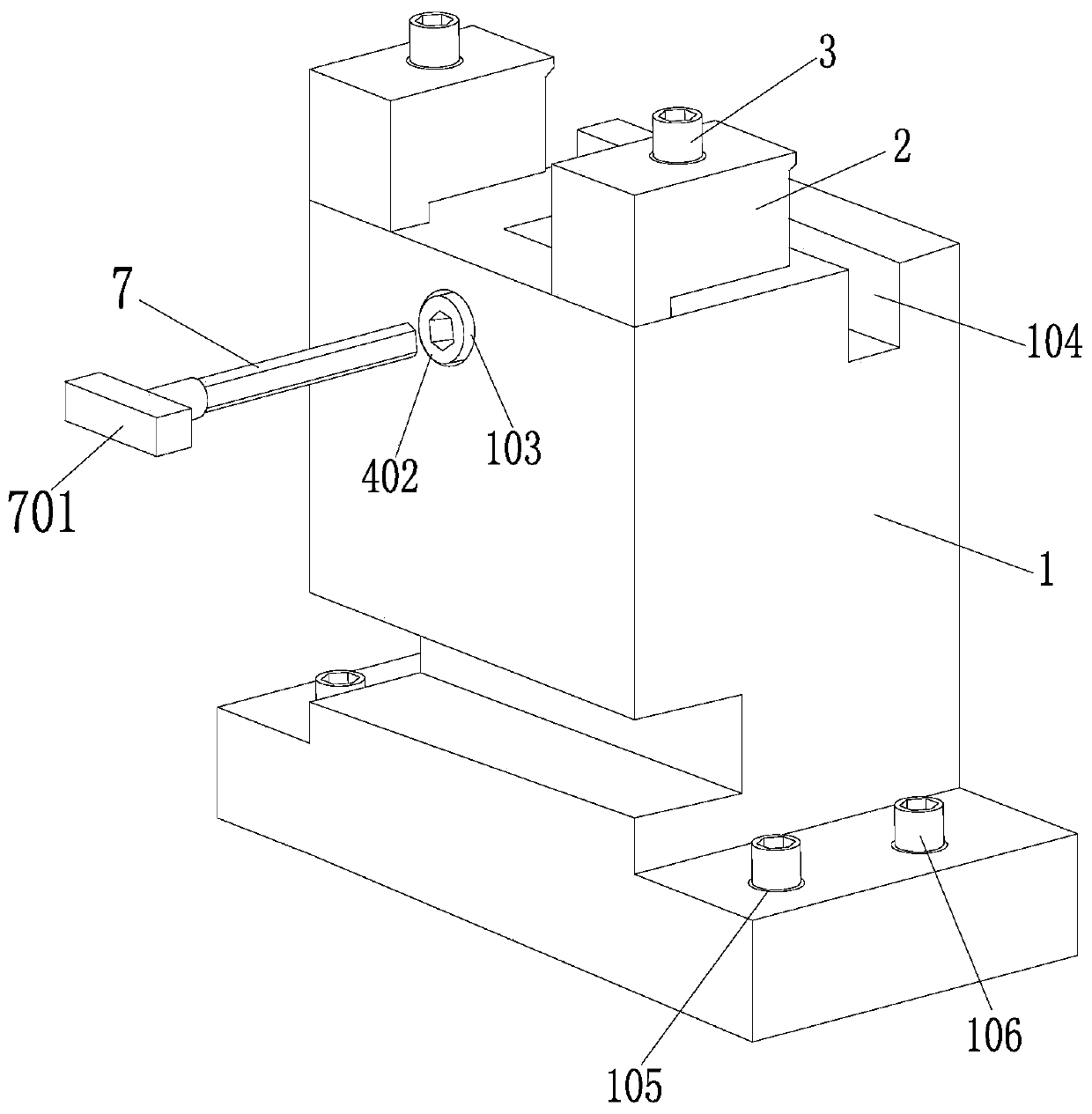 Improved multifunctional movable saddle clamping device