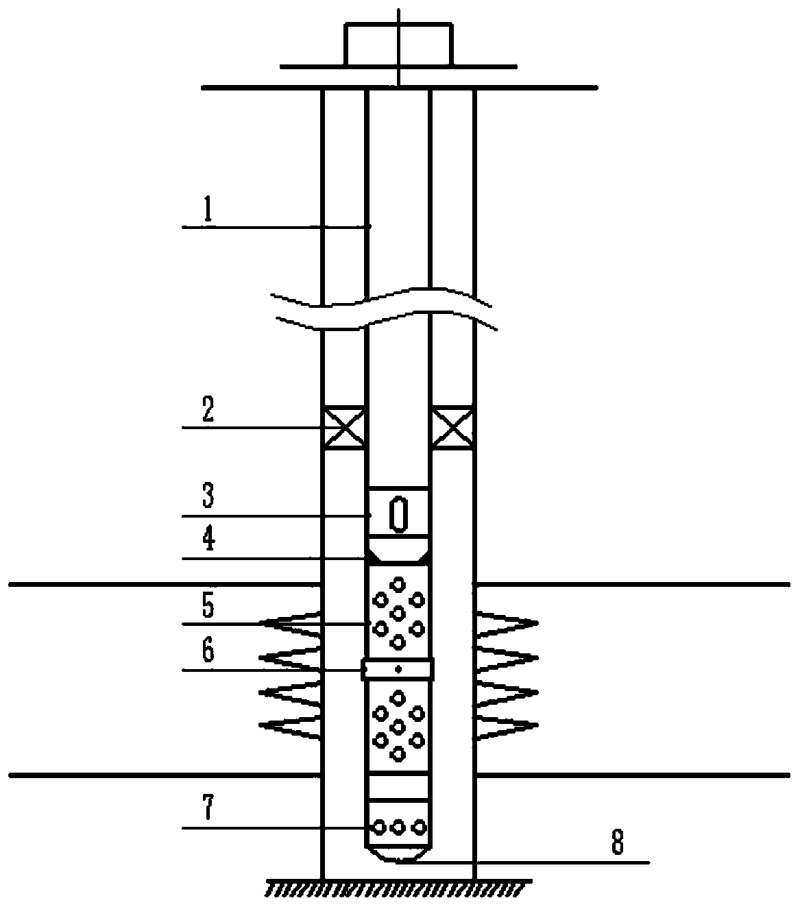 High-temperature and high-pressure oil-gas well cleaning completion pipe string and process