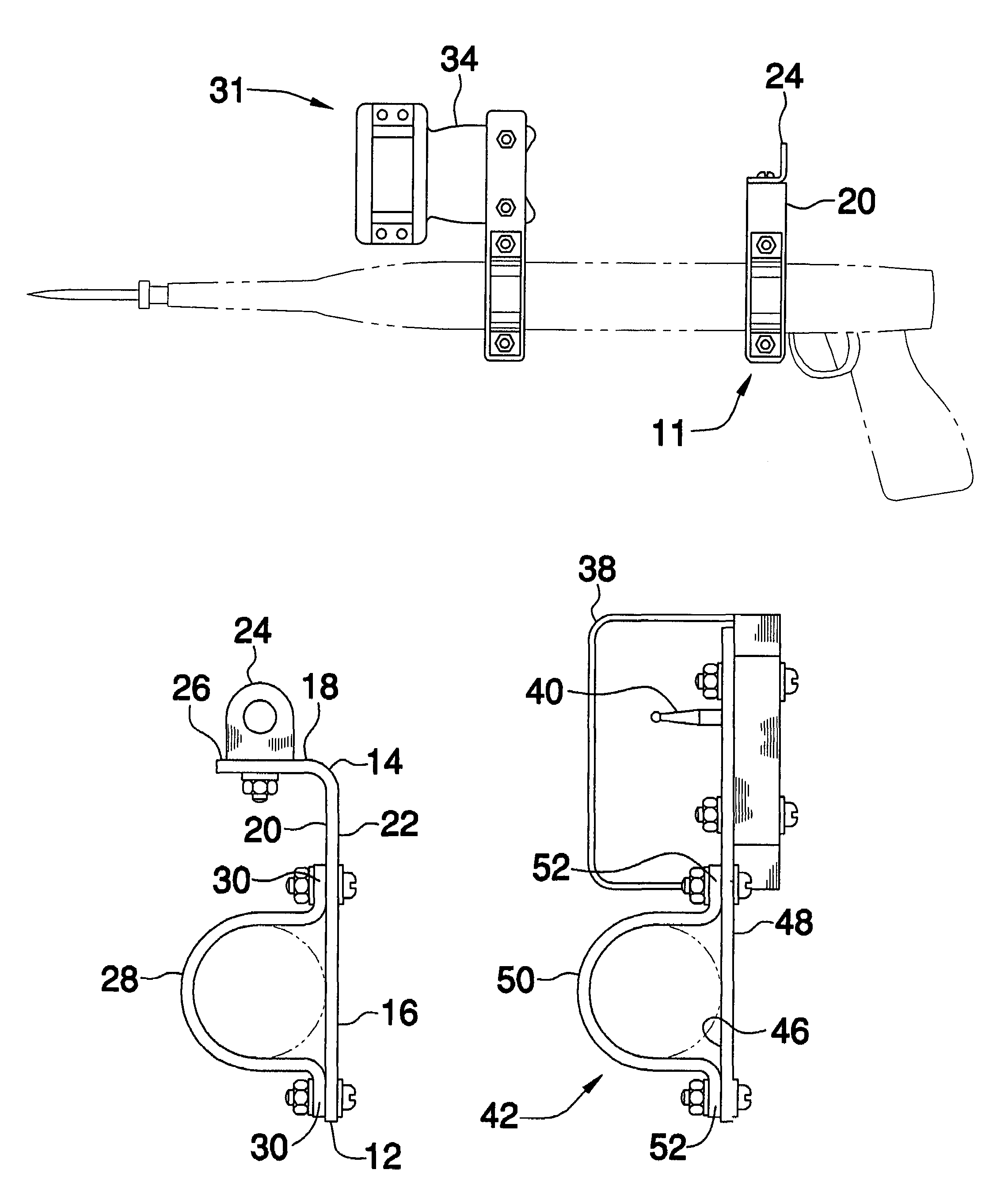 Spear gun sight assembly