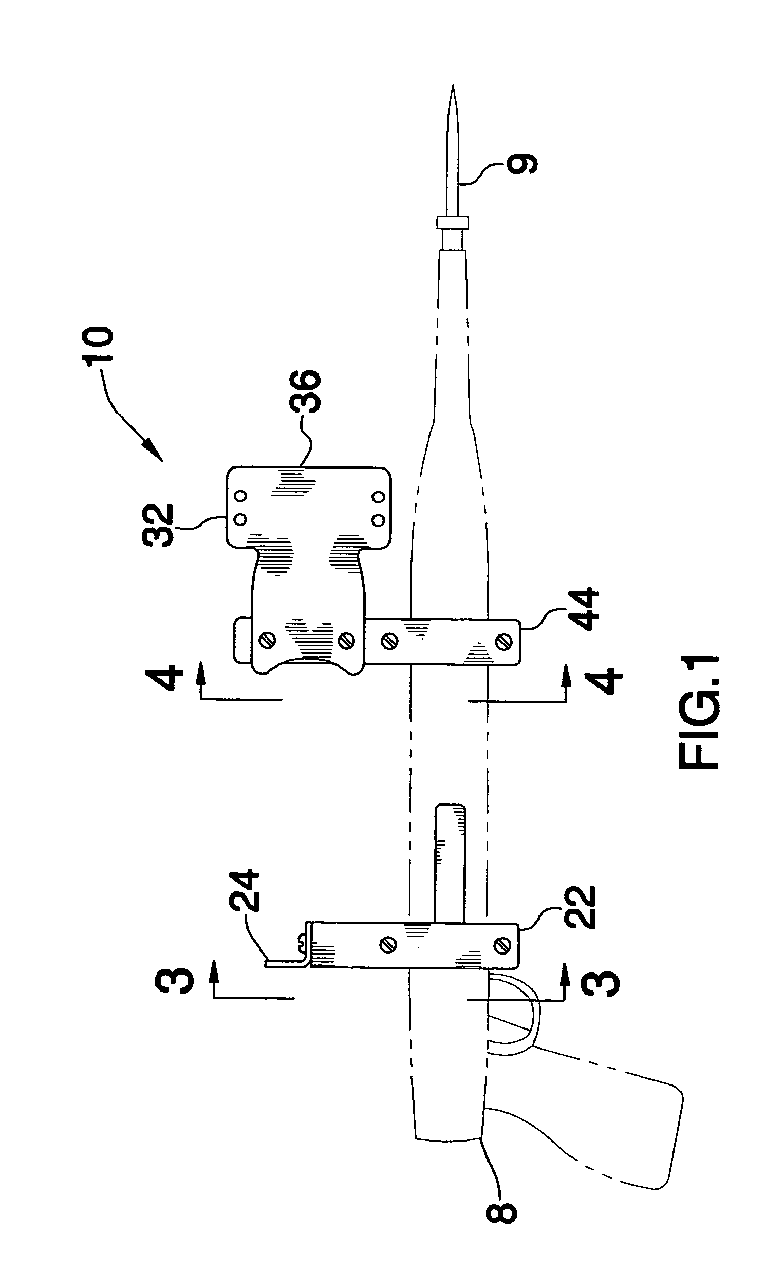 Spear gun sight assembly