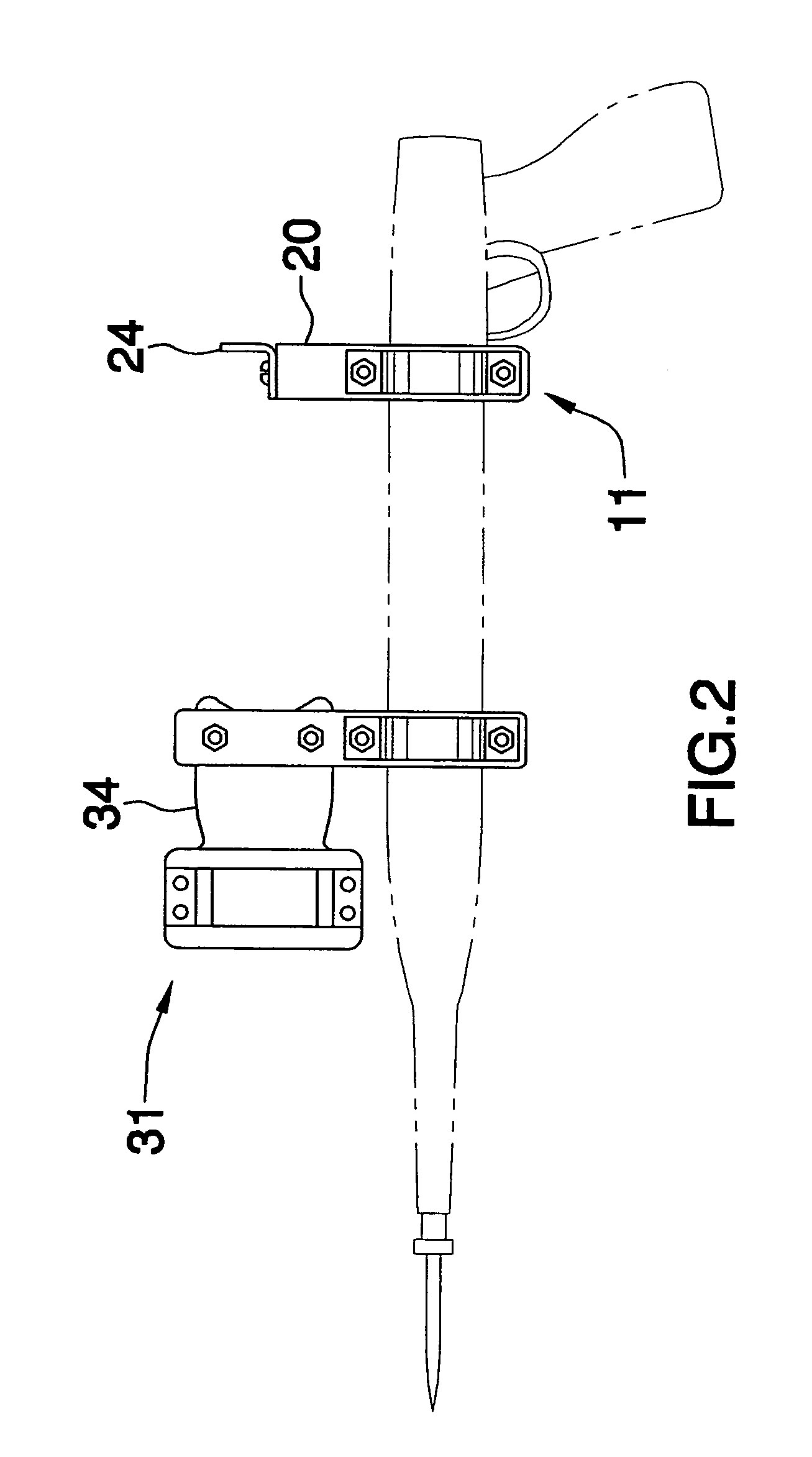 Spear gun sight assembly