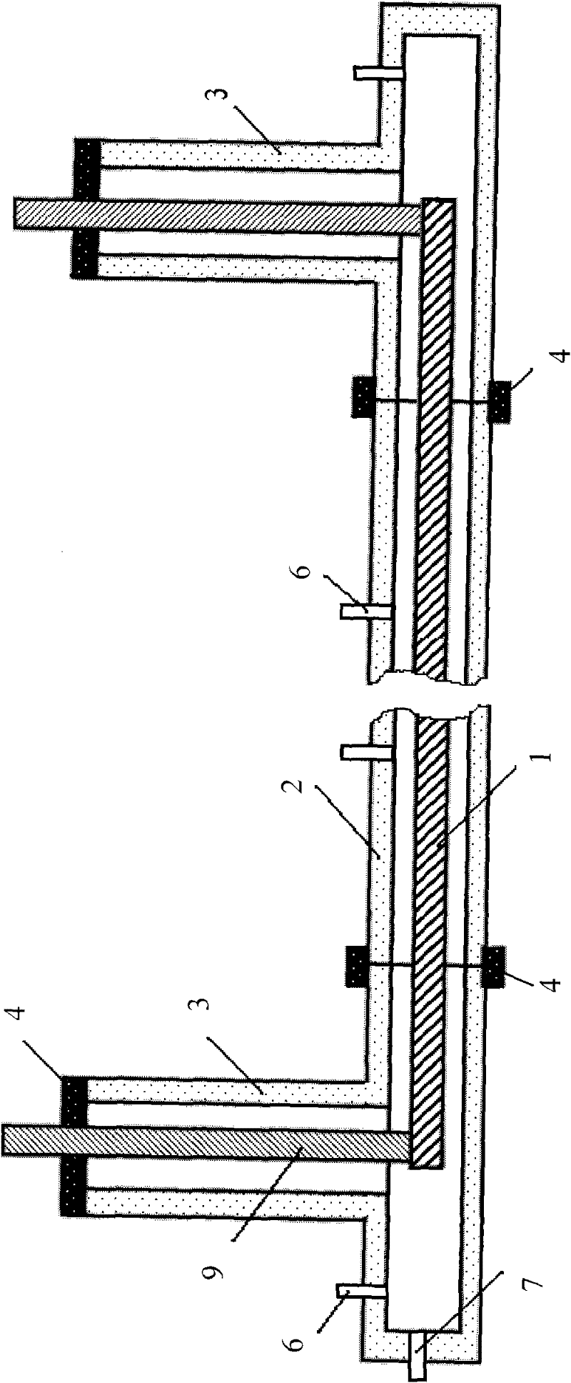 Method for eliminating defects of main insulation of cold insulation superconducting cable and system structure for realizing method