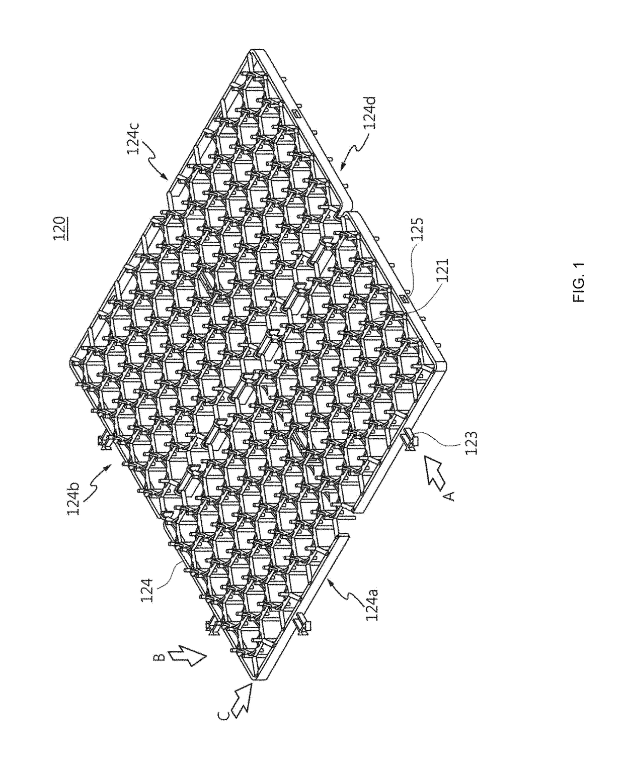 Integrated assembly type grass protection mat and method of constructing the same