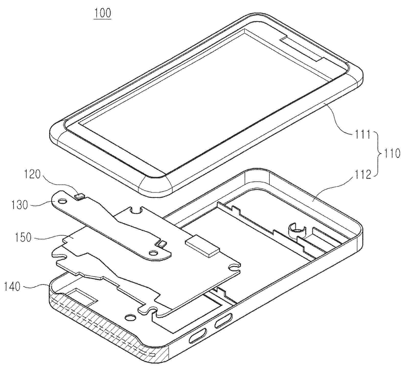 Light-emitting device of portable communication terminal