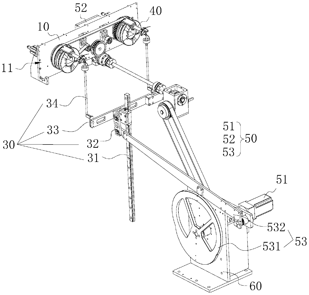 Winding machine and winding mechanism