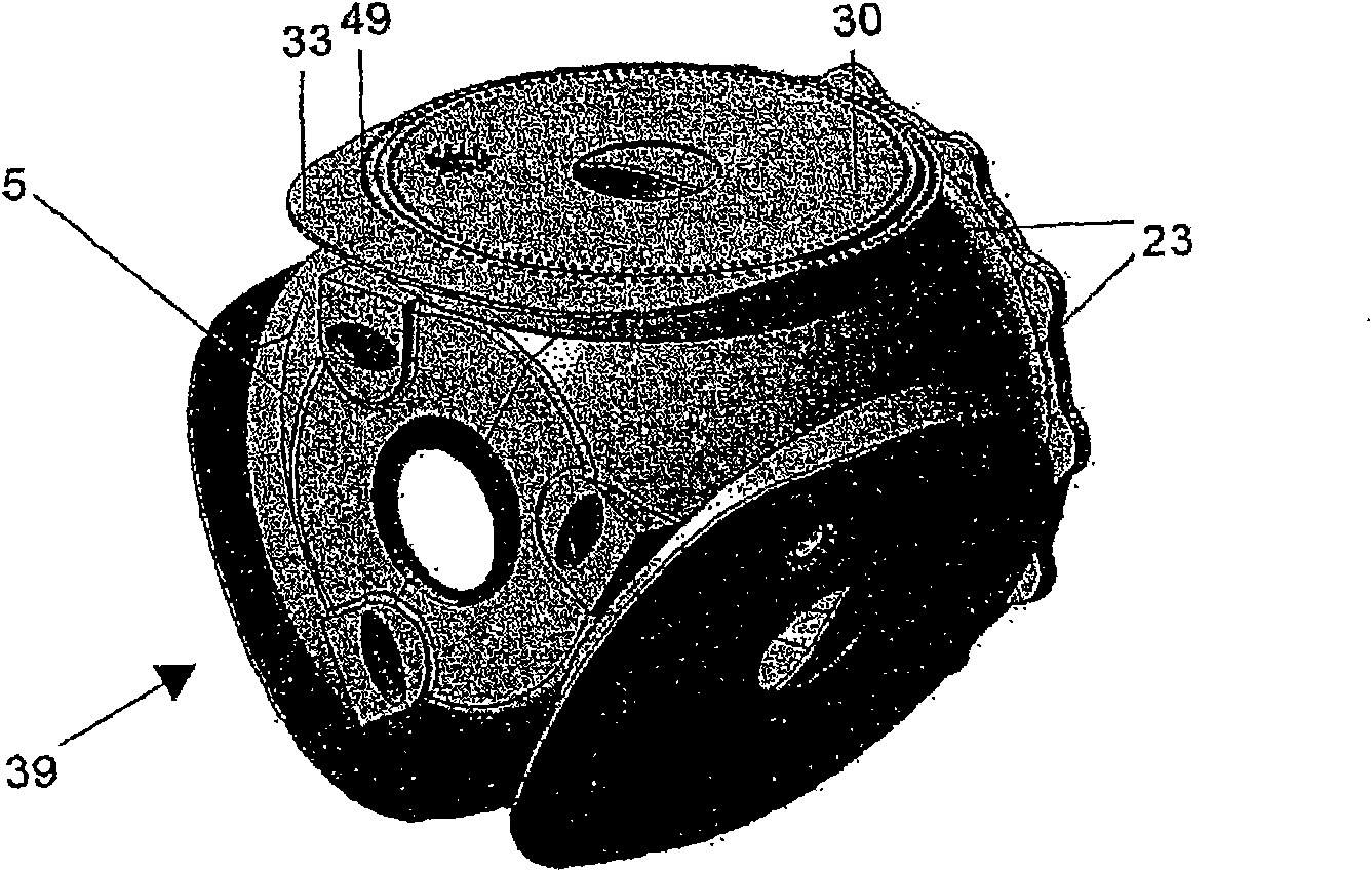 Reinforced bearing for a wind-power generator blade