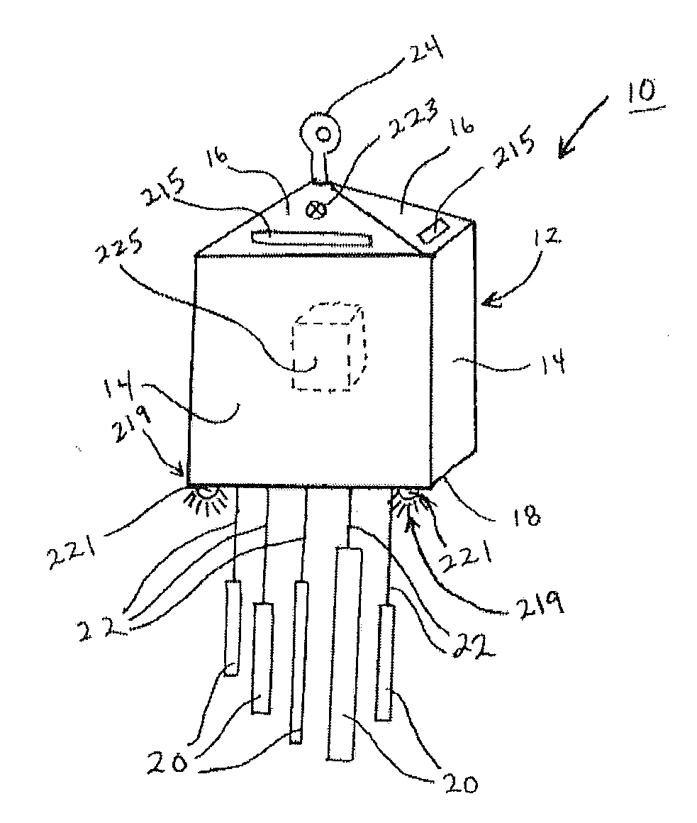 Solar wind chime