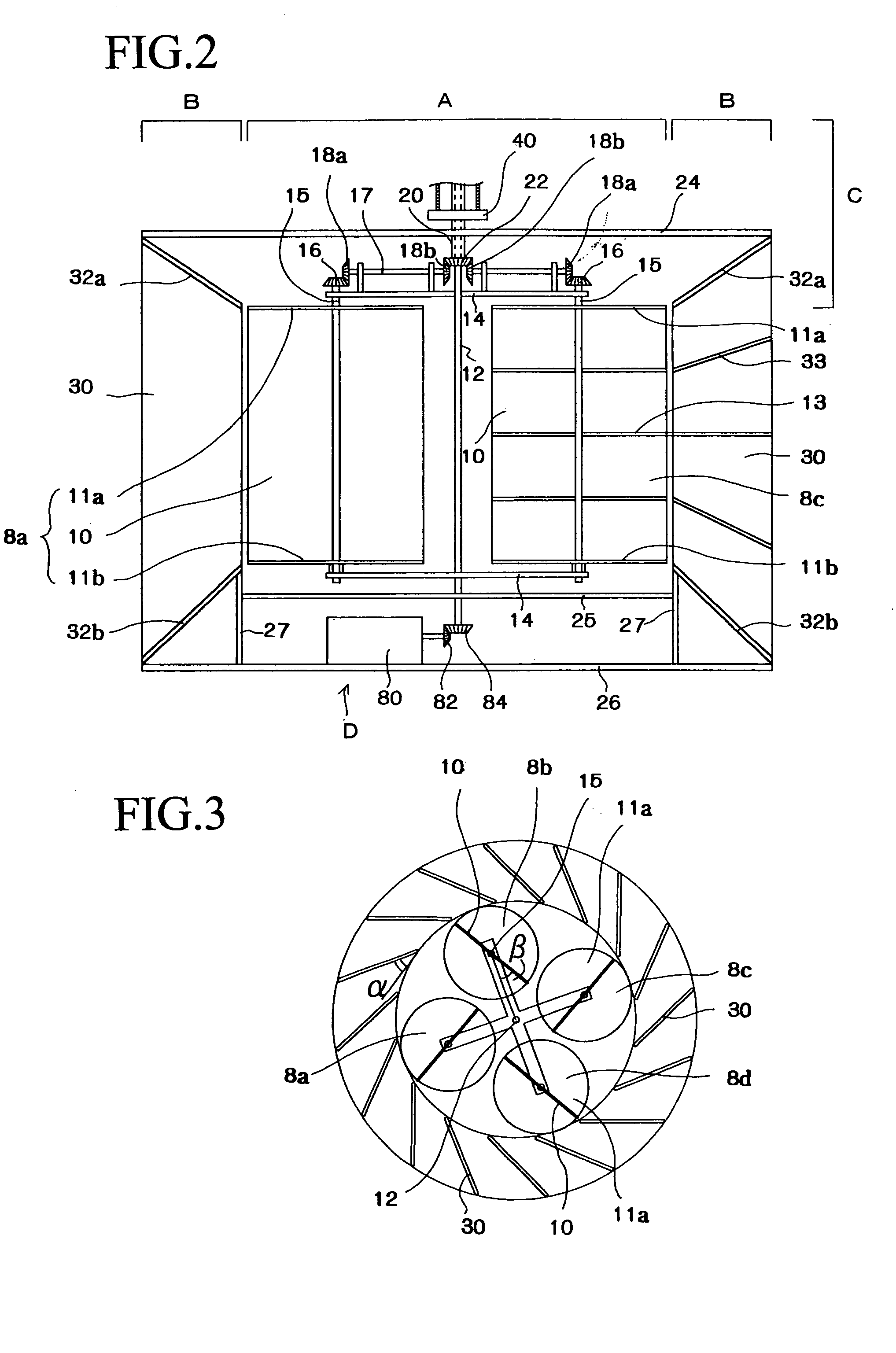 Vertical shaft driving device for vertical wind mills or the like and electric power generator using the same