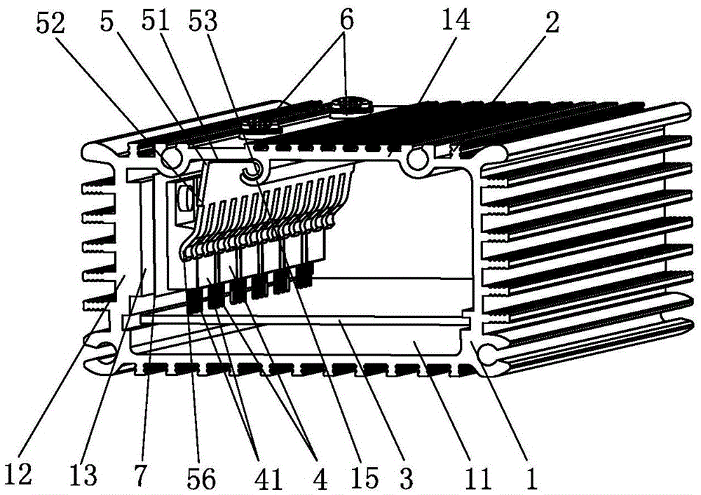 An elastically fixed electric vehicle controller cooling device