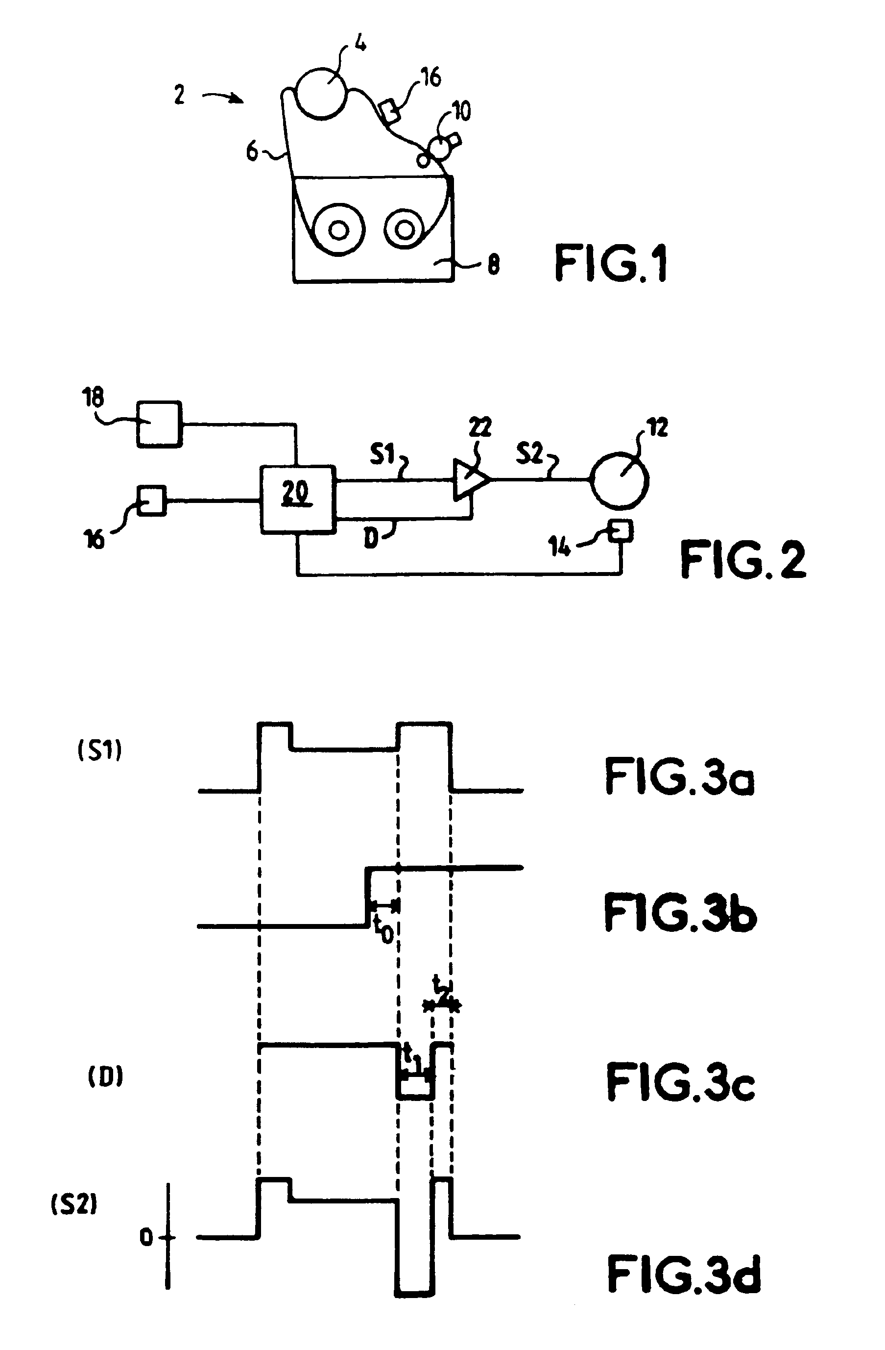 Process for controlling the capstan in a video tape recorder (VTR)