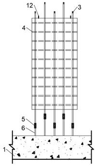 A construction structure and construction method for building an empty box structure of a ship lock