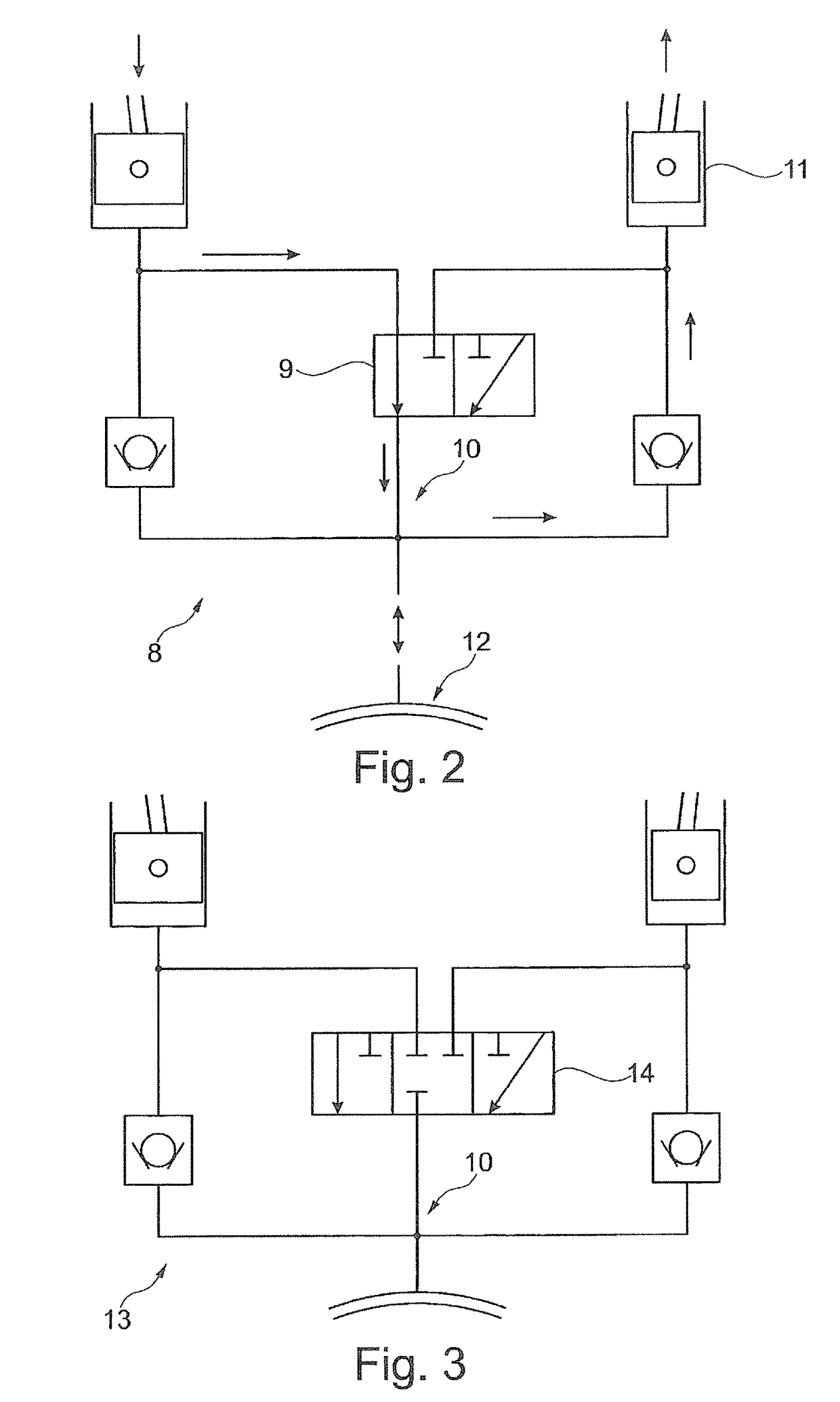 Hydraulic freewheel for an internal combustion engine with variable compression ratio