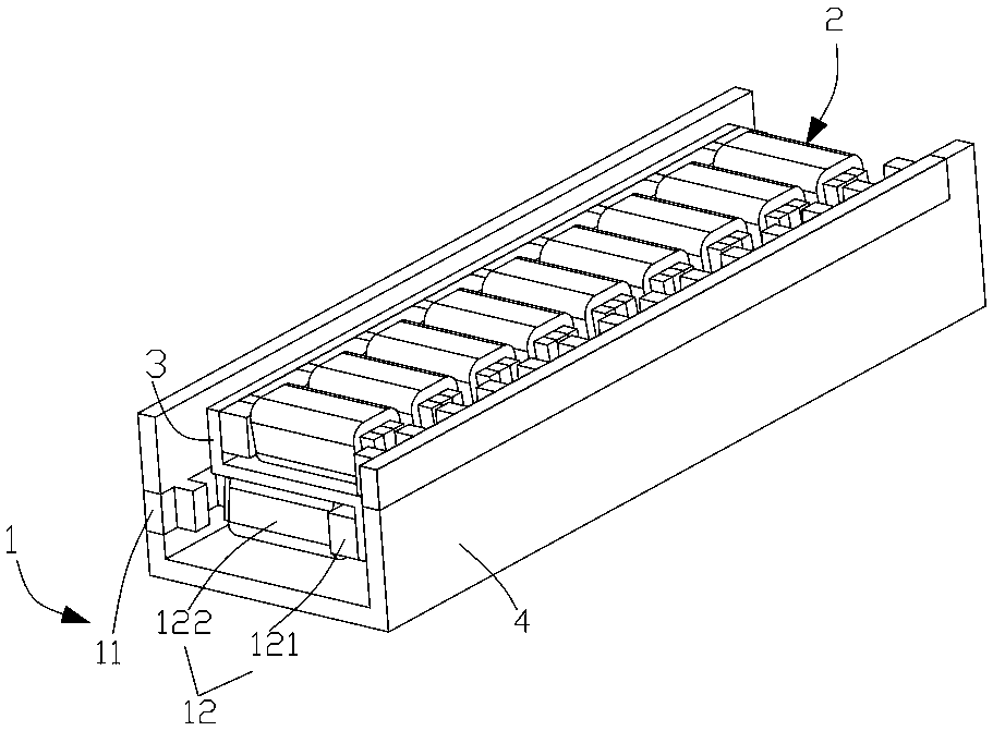 Primary iron core staggered driving structure, a linear motor and numerical control equipment