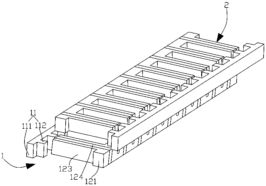 Primary iron core staggered driving structure, a linear motor and numerical control equipment