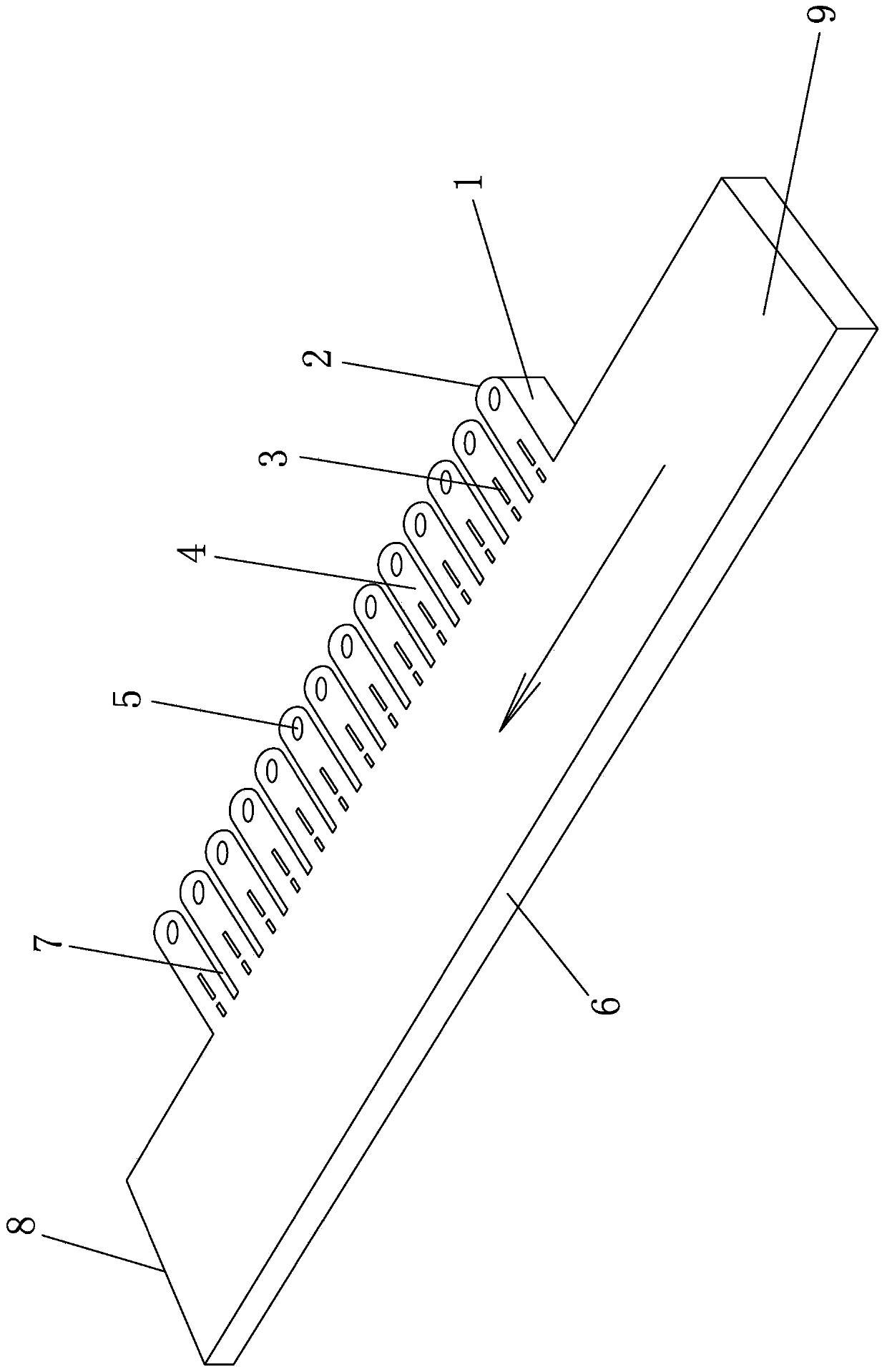 Linear discrete movable diversion pier for water inlet structure of pump station