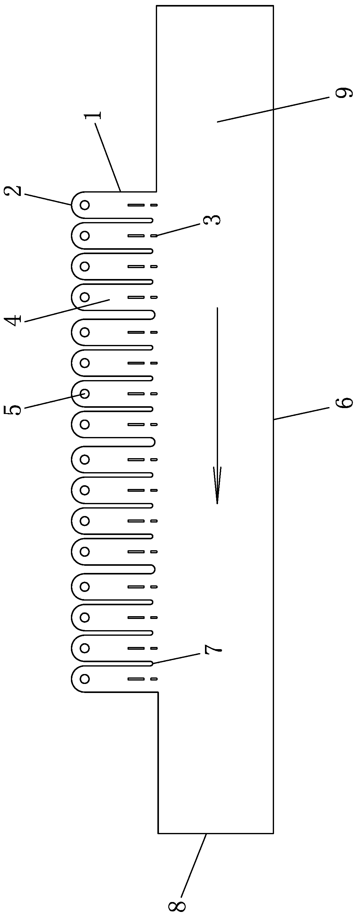 Linear discrete movable diversion pier for water inlet structure of pump station