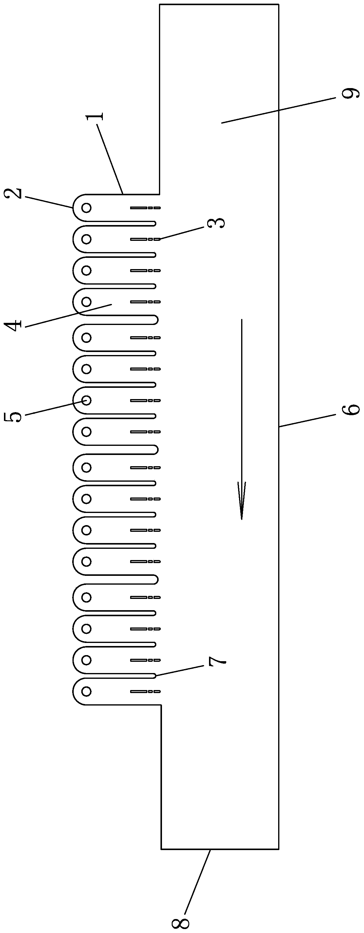 Linear discrete movable diversion pier for water inlet structure of pump station