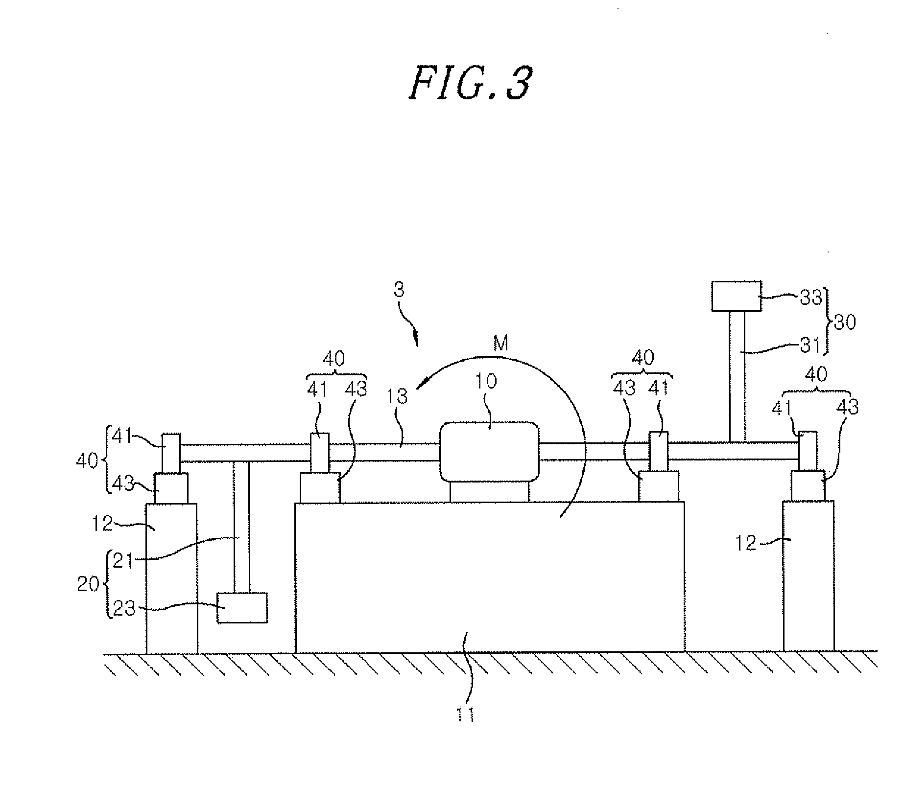 Balance maintaining equipment for floating body