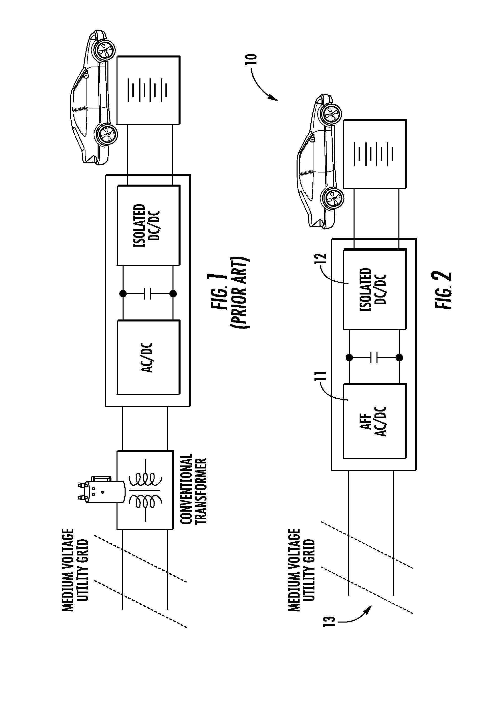 Medium voltage stand alone DC fast charger