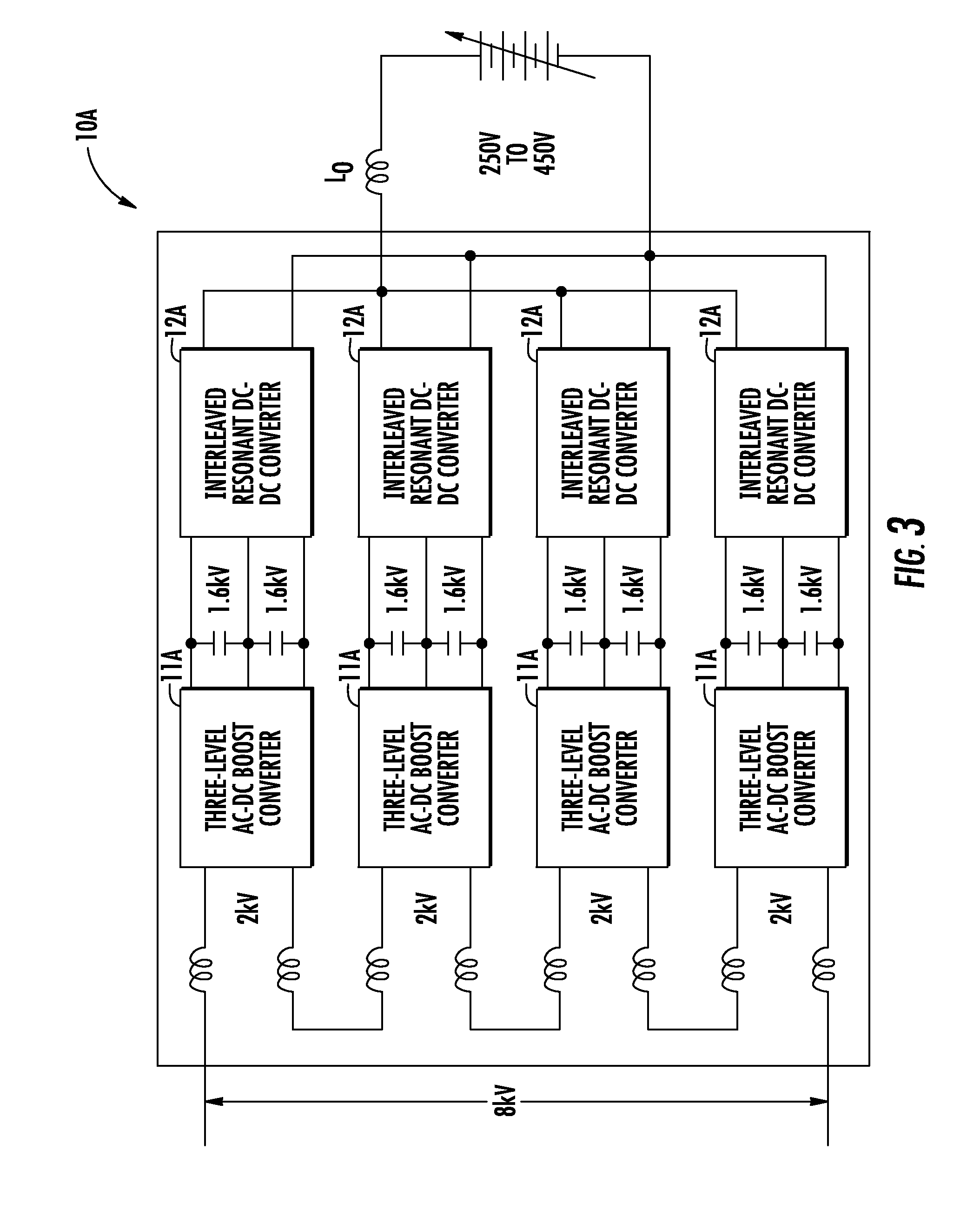 Medium voltage stand alone DC fast charger