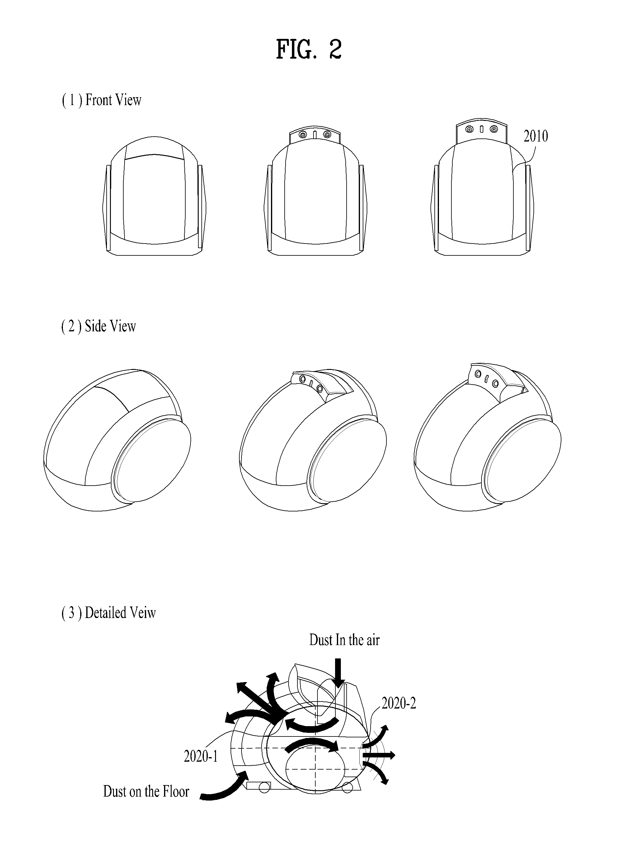 Cleaning device and control method therefor